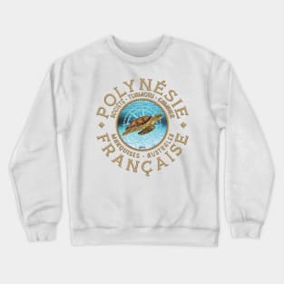 French Polynesia, Sea Turtle Crewneck Sweatshirt